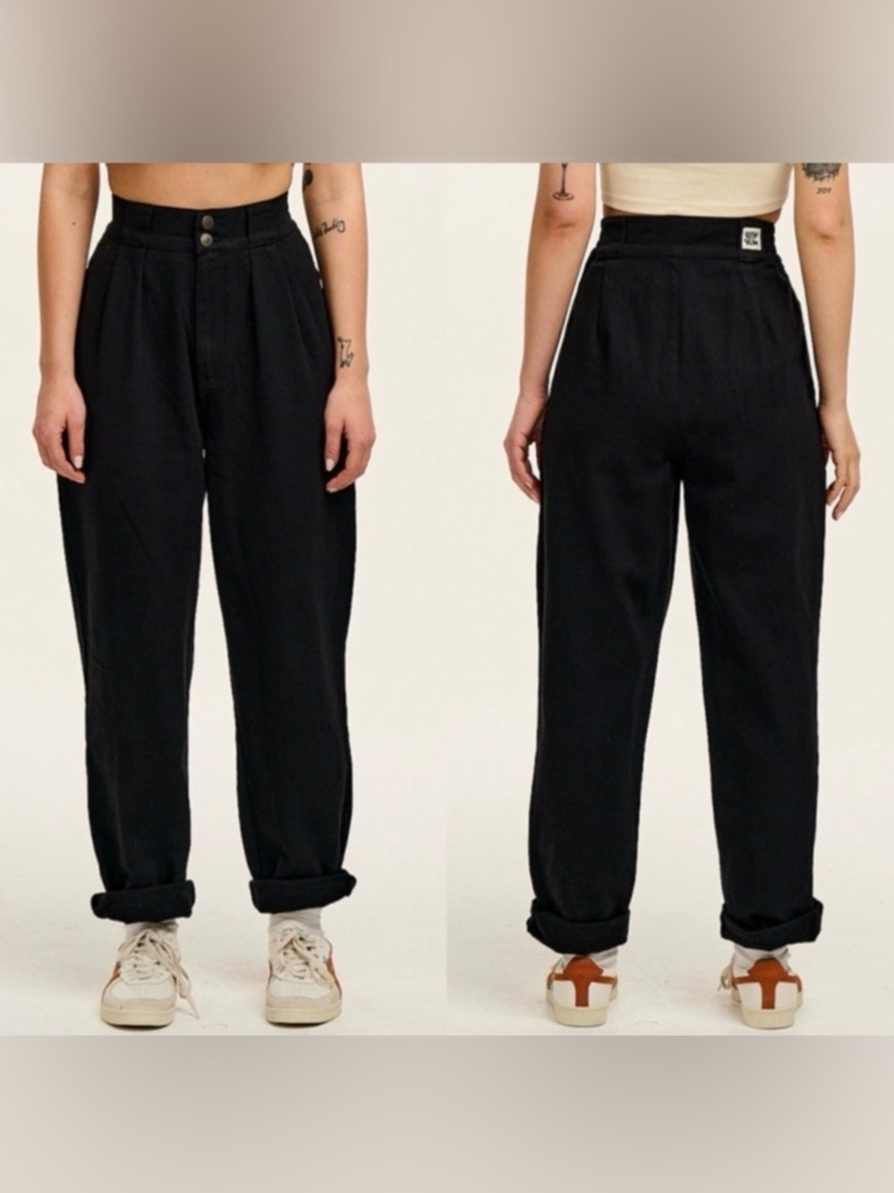 Lucy and Yak Addison Jeans Organic Twill Black 28R Brand New